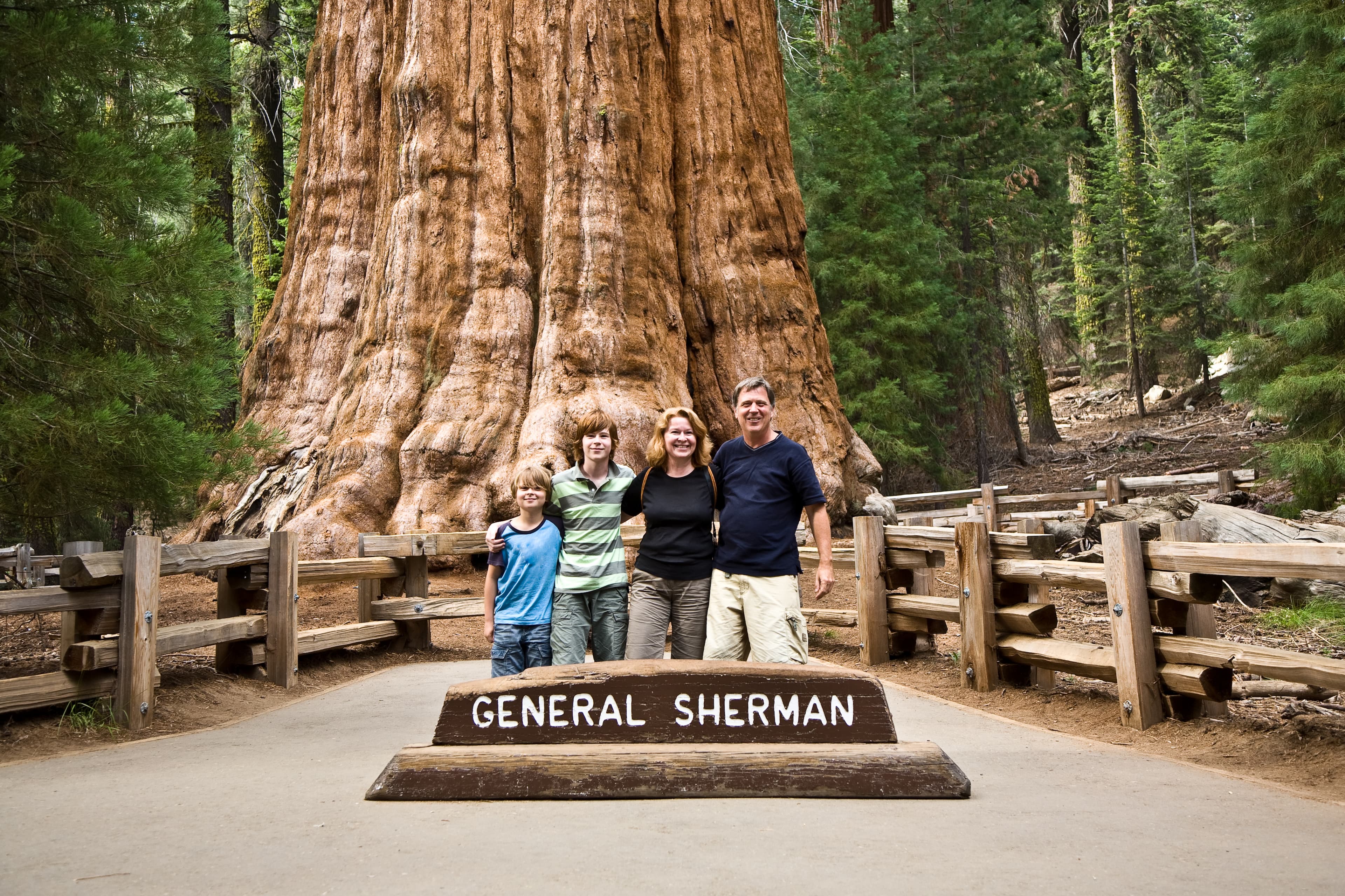 Family Sequoia National Park