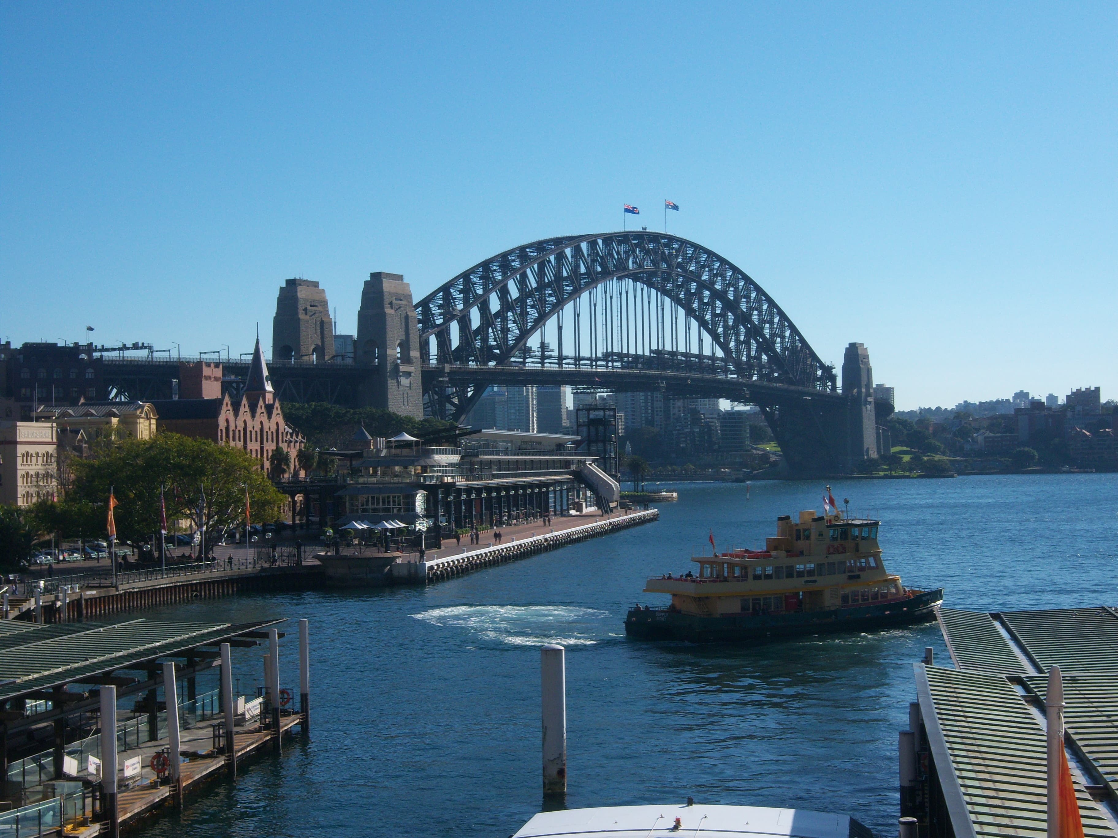 A beautiful view of the Sydney Harbour Bridge