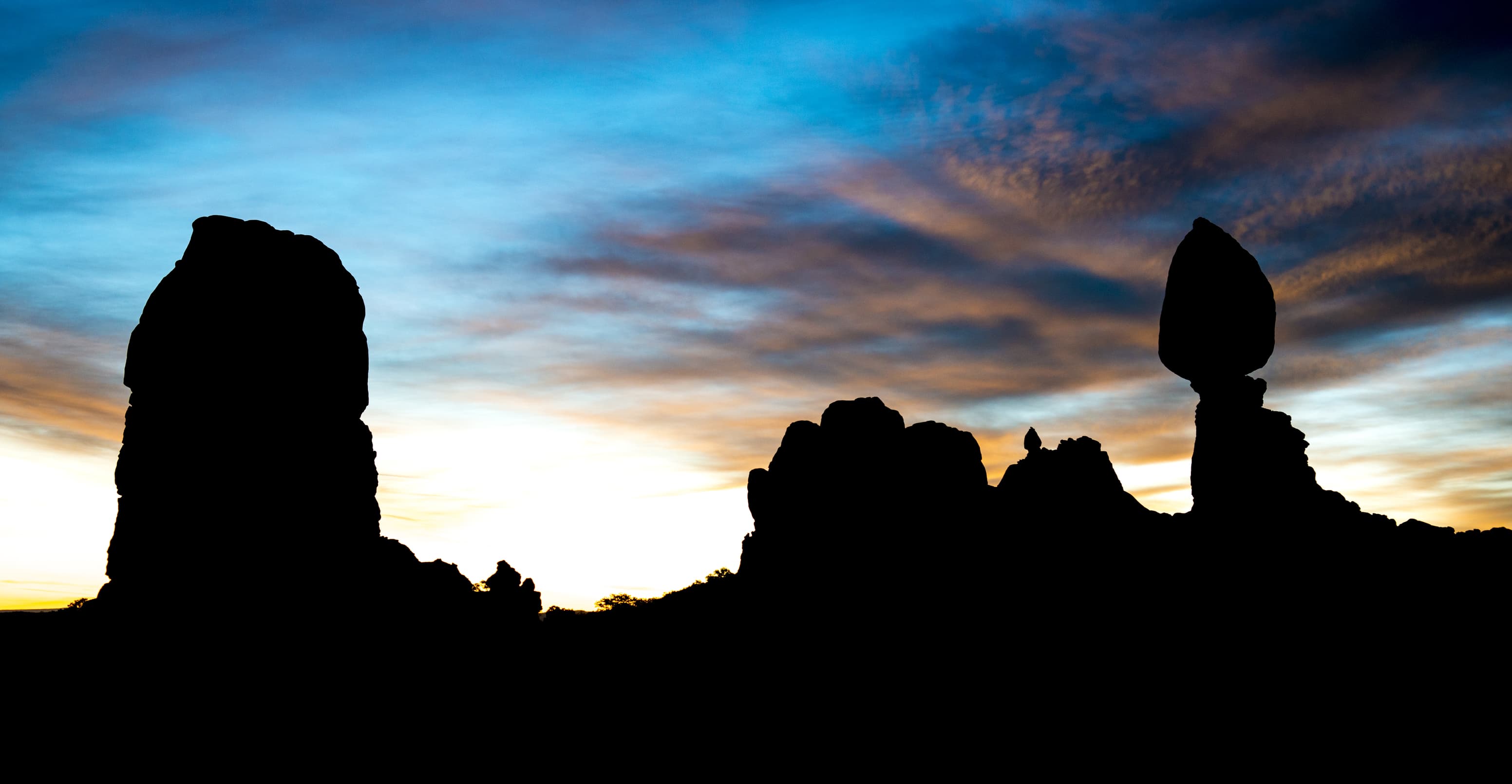 Arches National Park silhouette