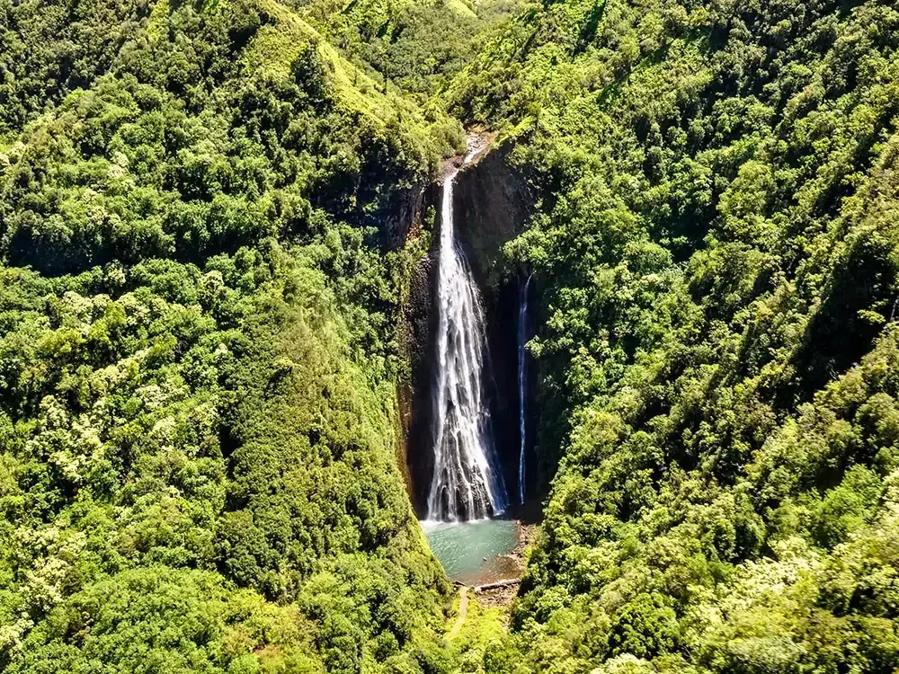 Jurassic park filming locations 03 manawaiopuna falls