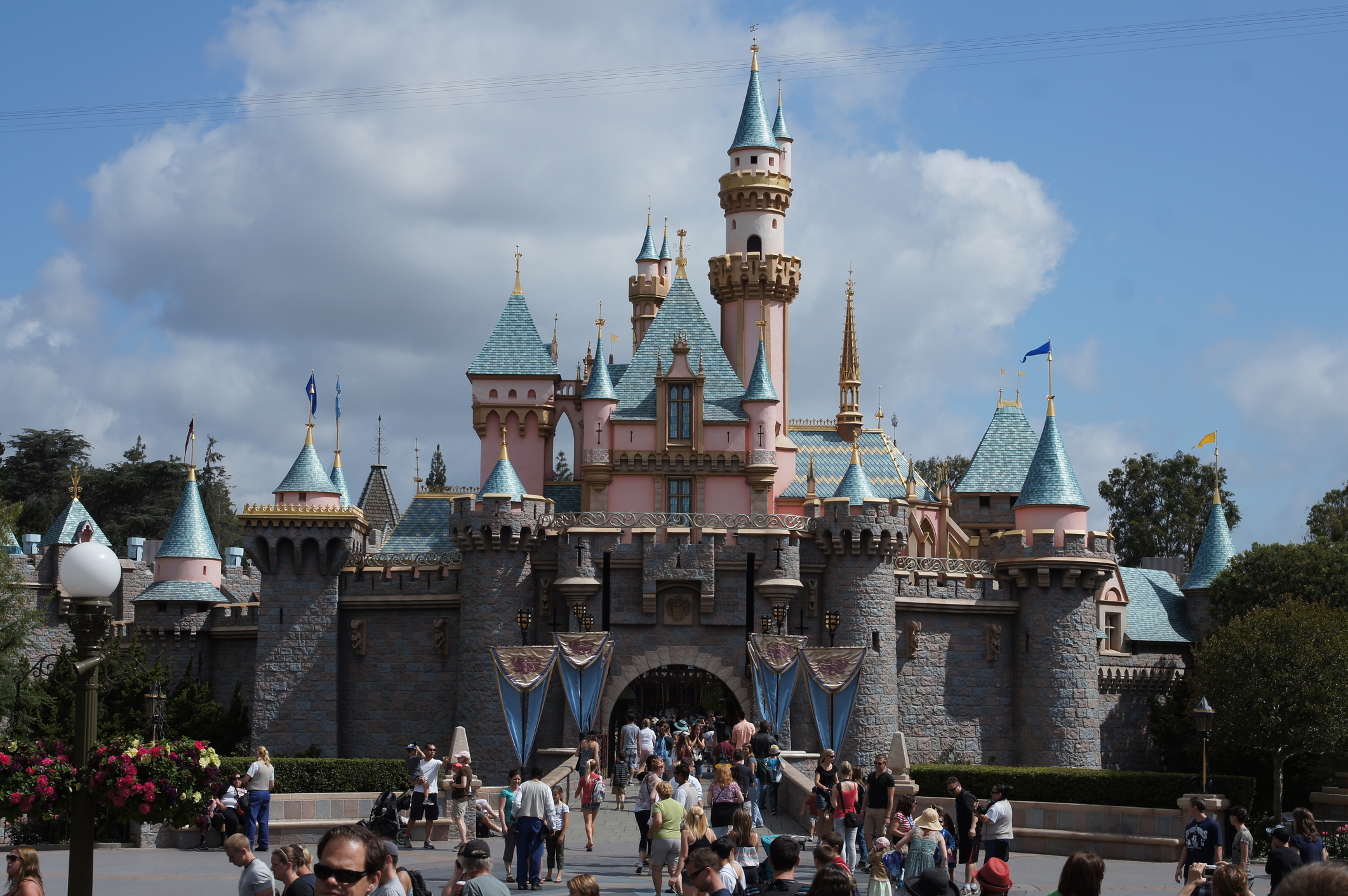 A view of Disneyland's Sleeping Beauty Castle.