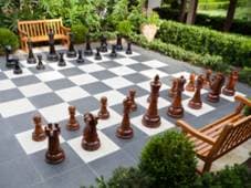 Giant Chess Board at the Doubletree San Juan