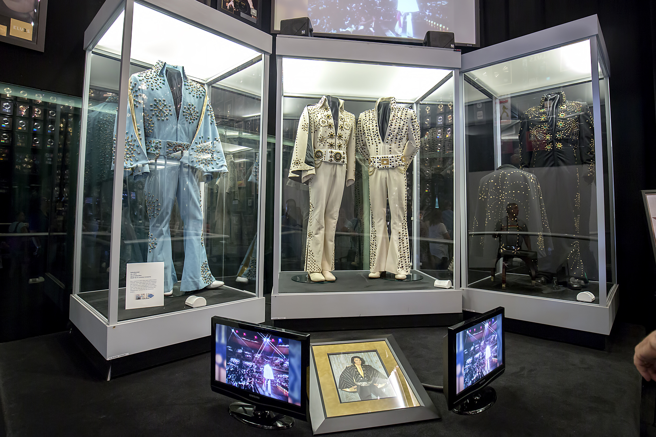 Elvis's costumes at Graceland, Memphis, Tennessee