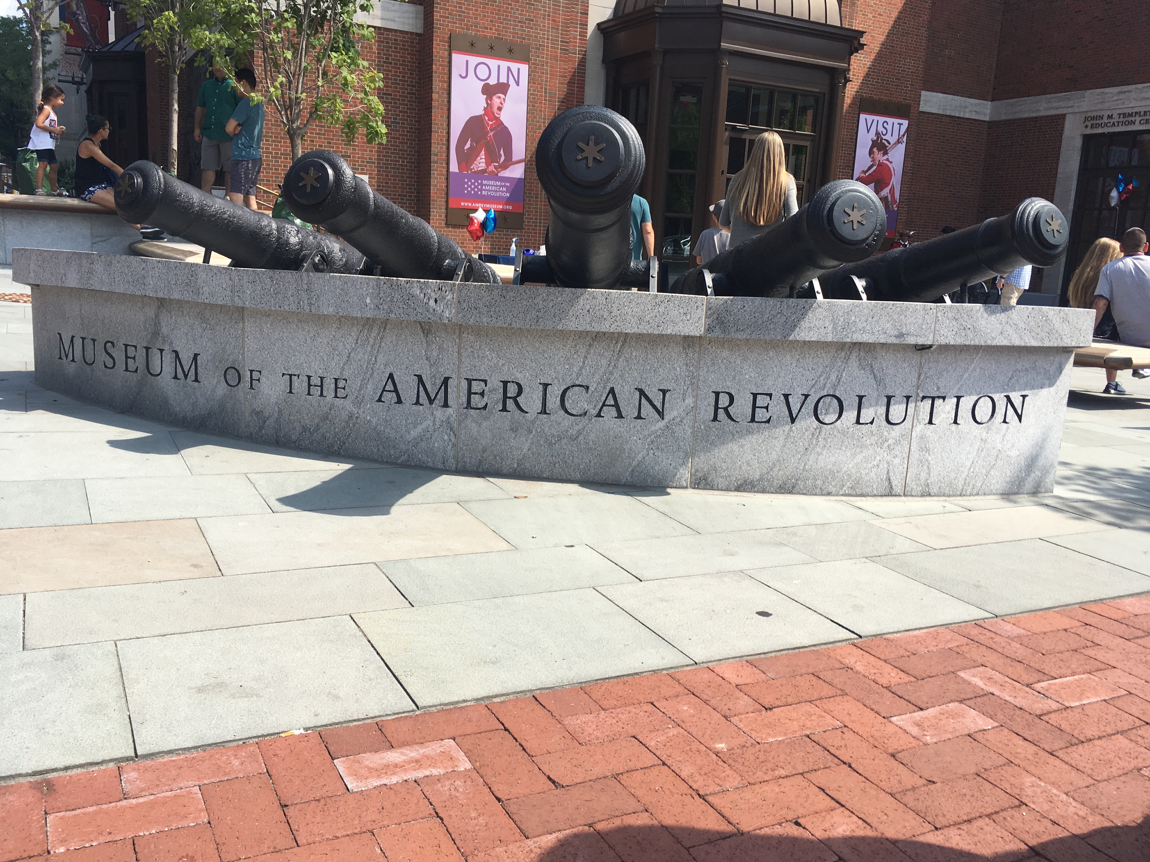 Exterior of the Museum of the American Revolution, in Philadelphia