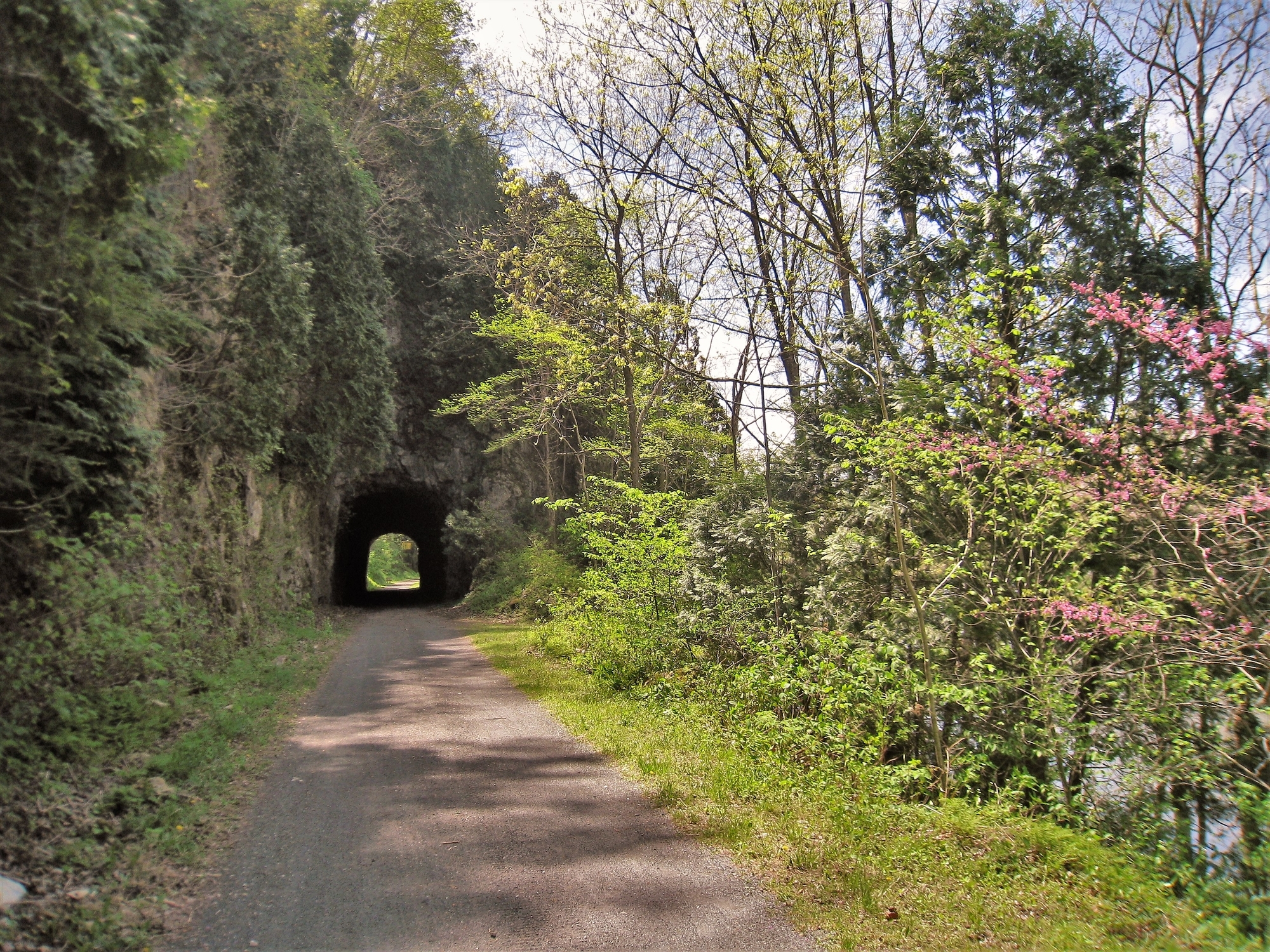 A view of the New River Trail, in Virginia