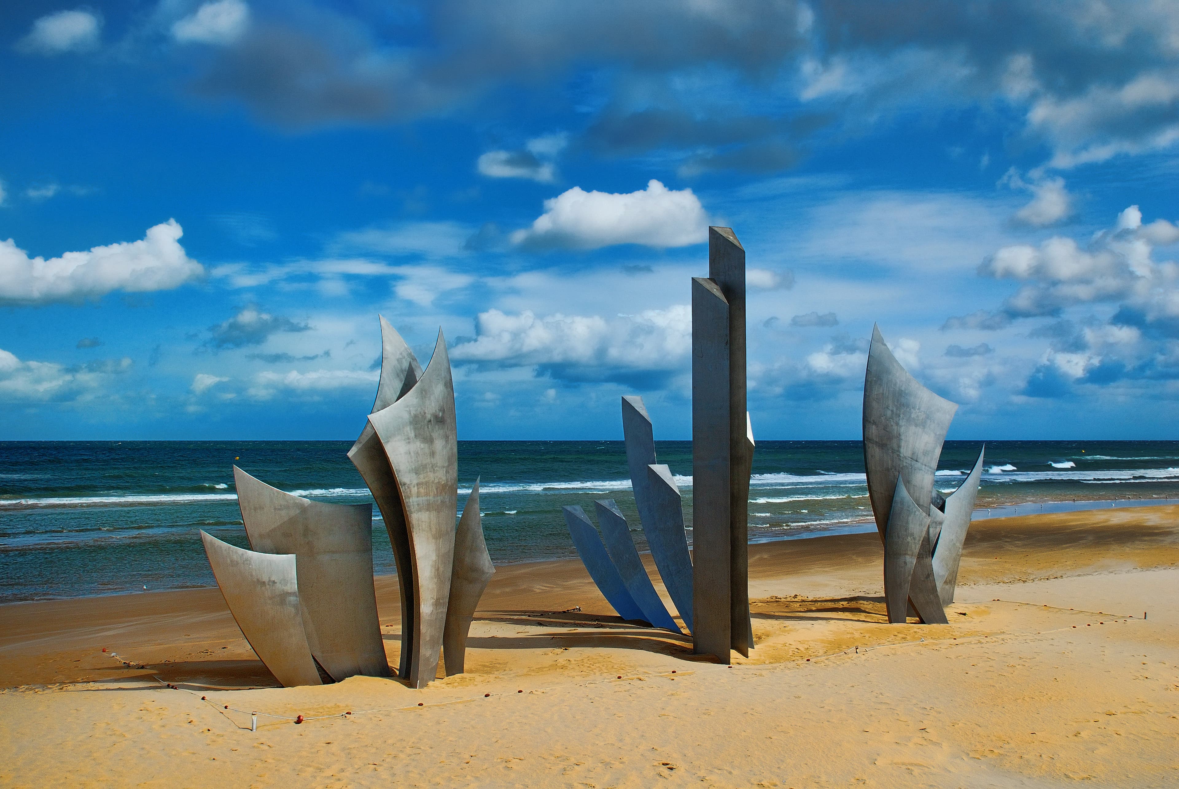 Memorial on Normandy's Beaches