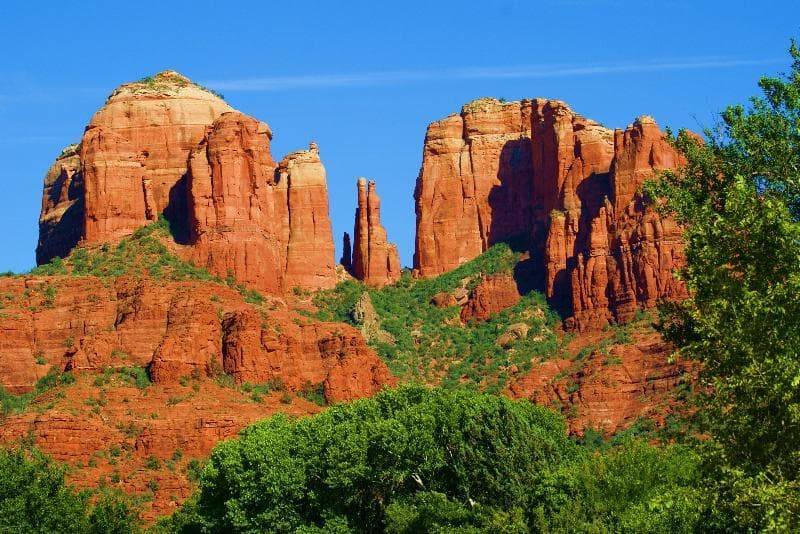 the red rocks in sedona are outstanding