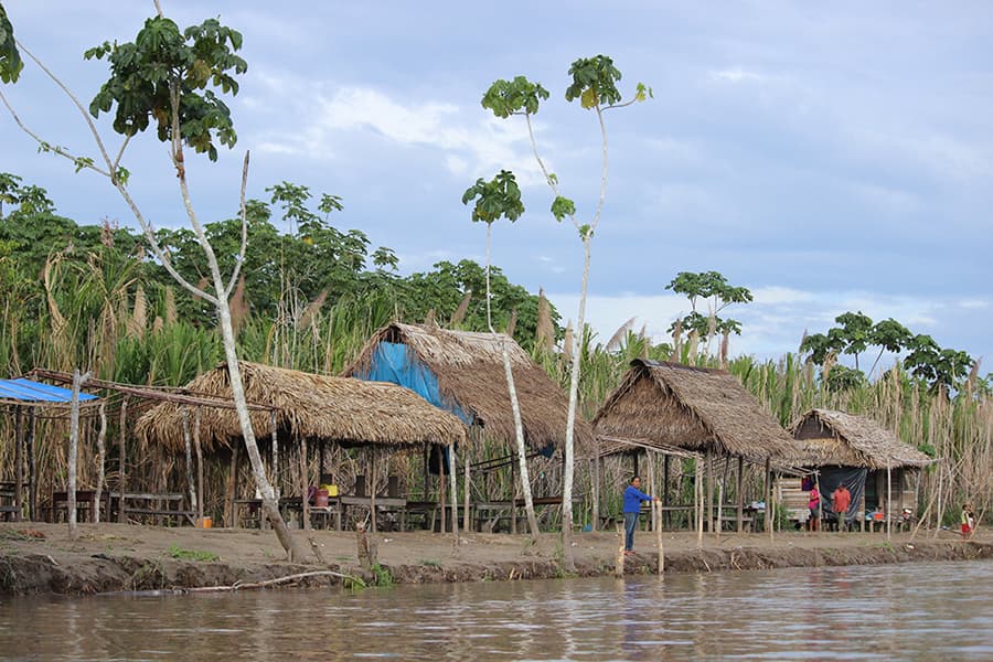 Shipibo Village in the Peruvian Amazon