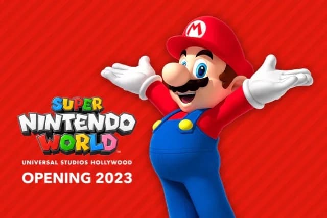 Super nintendo world opening 2023