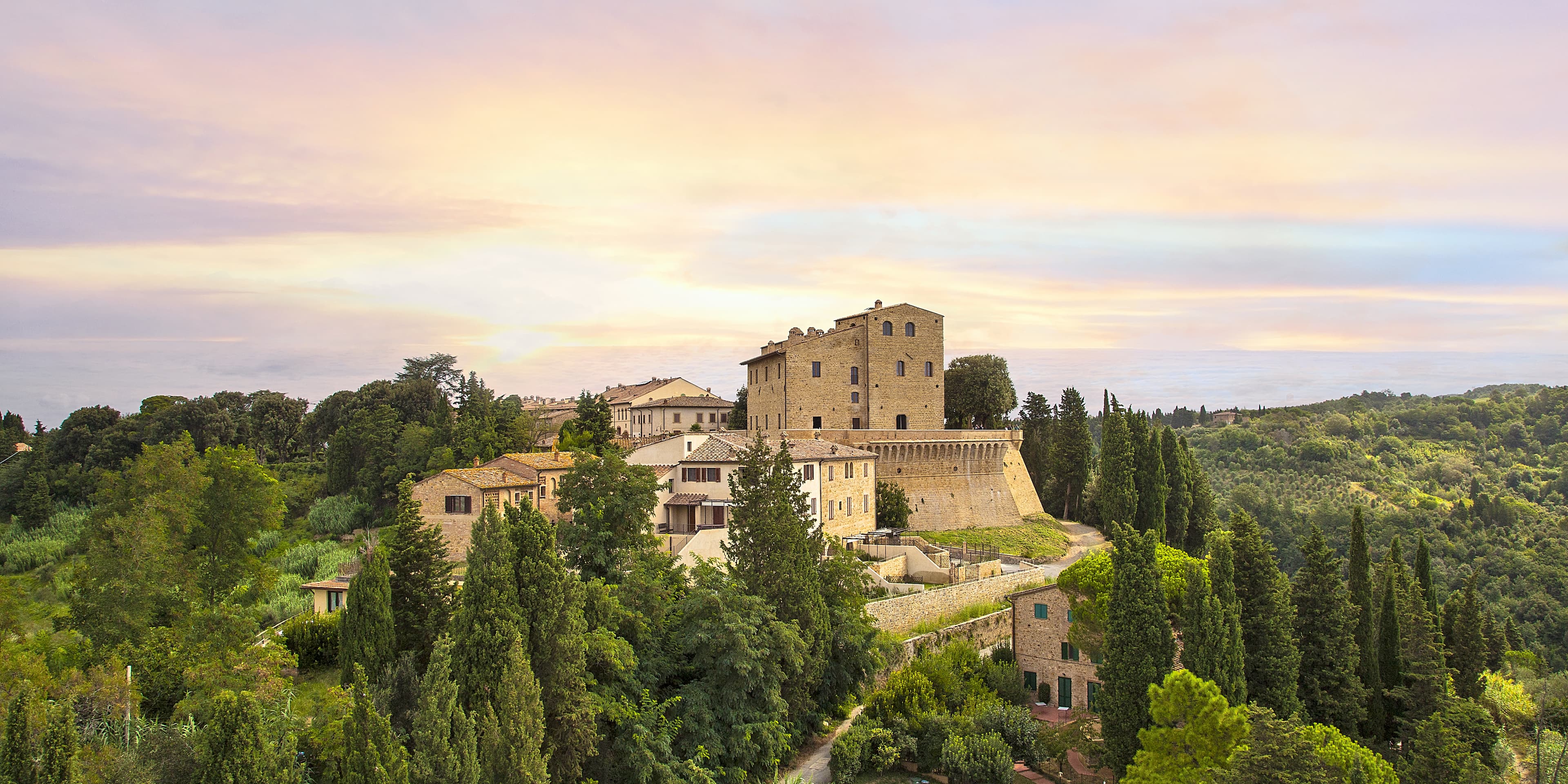 Castle at Castelfalfi in Tuscany