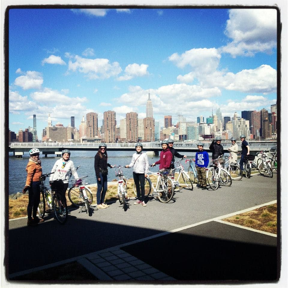 The Group Shot from the Brooklyn Bike Tour