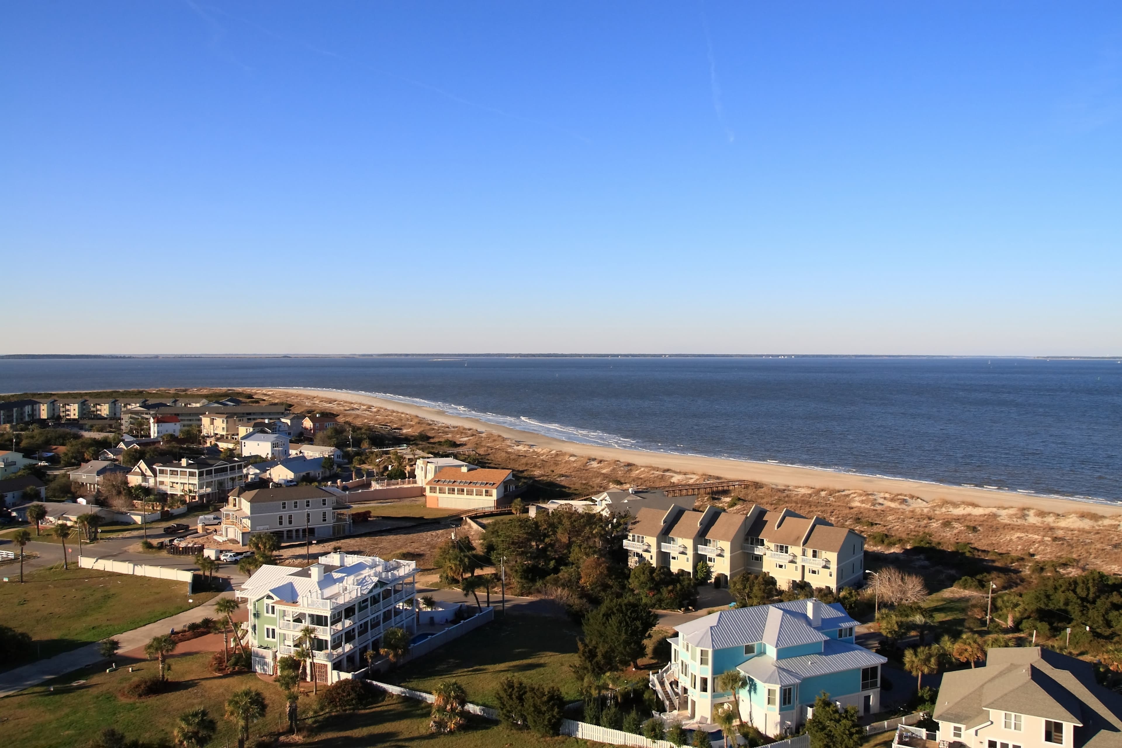 Tybee Island from top of light house
