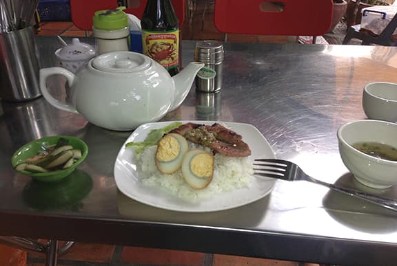 Typical Cambodian Breakfast
